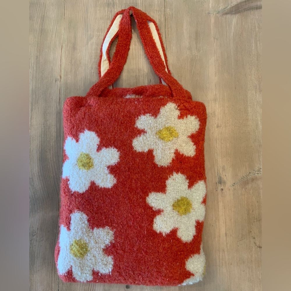 NWT Free People Flower Power Scarf and Tote Set